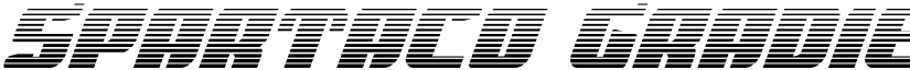 Spartaco Gradient Regular font