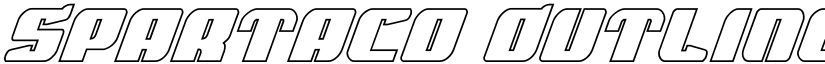 Spartaco Outline Regular font