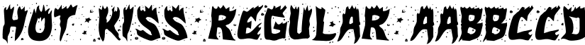 Hot Kiss Regular font