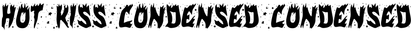 Hot Kiss Condensed Condensed font