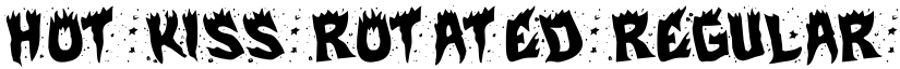 Hot Kiss Rotated Regular font