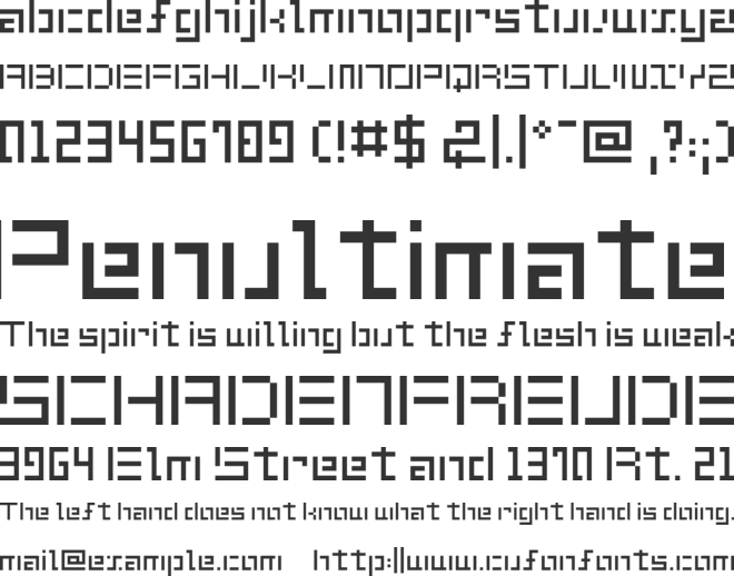 Shuin Sans font preview