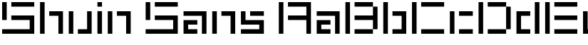 Shuin Sans font