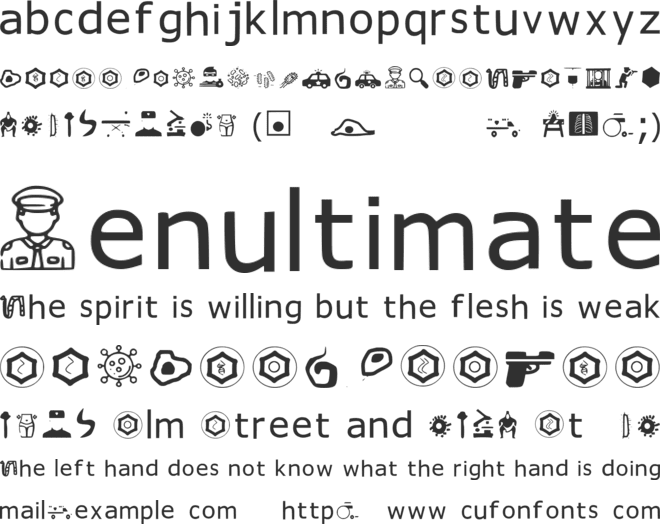 Microbes Kit font preview