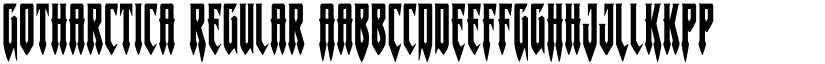 Gotharctica Regular font