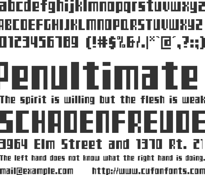 TeleTekst font preview