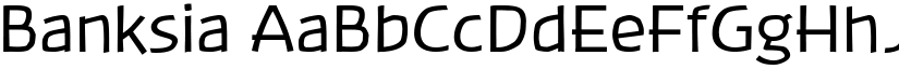 Banksia font