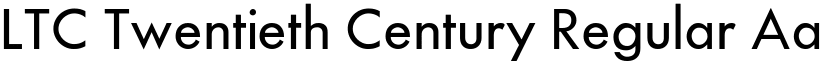 LTC Twentieth Century font download