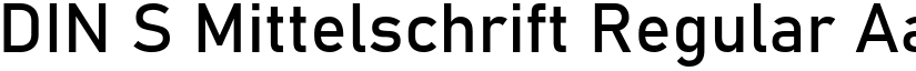 DIN S Mittelschrift font download