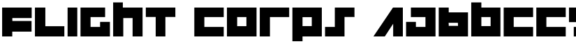 Flight Corps font