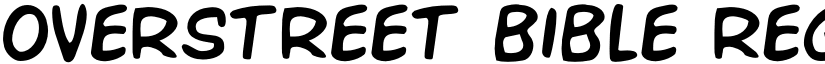 Overstreet Bible Regular font