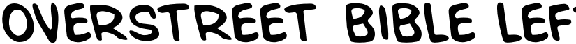 Overstreet Bible Leftalic Italic font