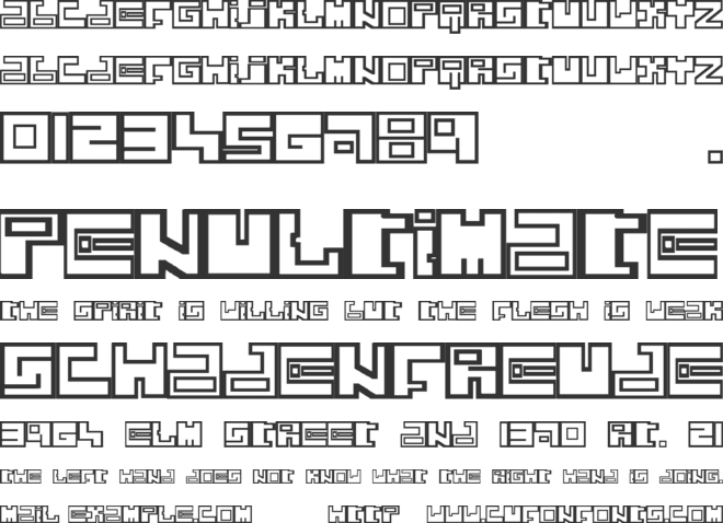 Joker Krew font preview