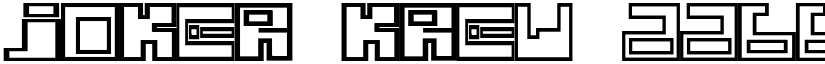 Joker Krew font