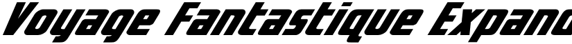 Voyage Fantastique Expanded Expanded font