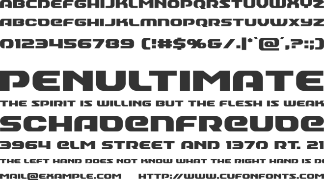 Annapolis font preview