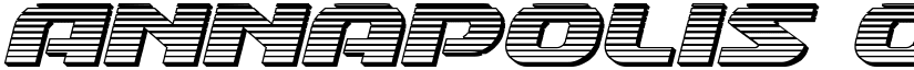 Annapolis Chrome Italic Italic font