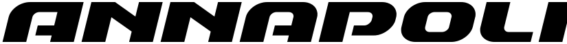 Annapolis Expanded Italic Expanded Italic font