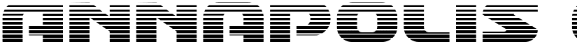 Annapolis Gradient Regular font
