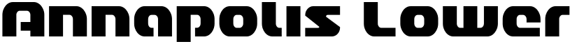 Annapolis Lower Case Condensed Condensed font