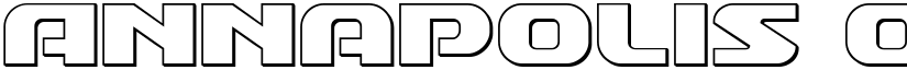 Annapolis Outline Outline font