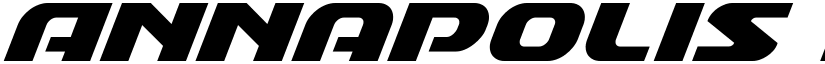 Annapolis Super-Italic Italic font