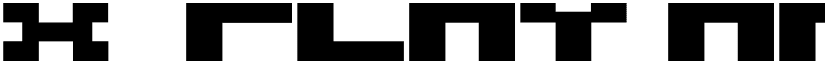 3x3 flat font
