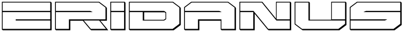 Eridanus 3D Regular font