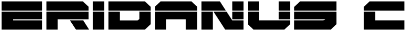 Eridanus Condensed Laser Condensed font