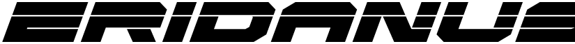 Eridanus Laser Italic Italic font