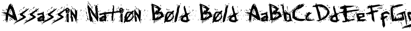 Assassin Nation Bold Bold font