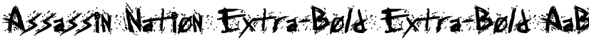 Assassin Nation Extra-Bold Extra-Bold font