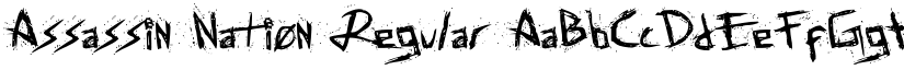Assassin Nation Regular font