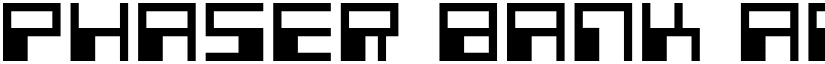 Phaser Bank font download