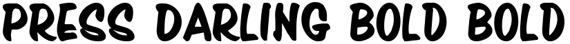 Press Darling Bold Bold font