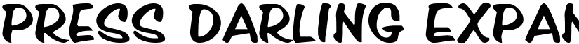 Press Darling Expanded Expanded font