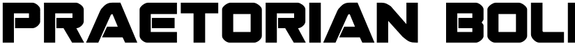 Praetorian Bold Bold font