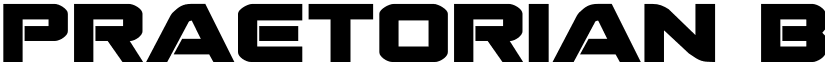 Praetorian Bold Expanded Bold Expanded font