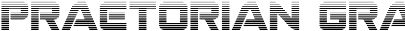 Praetorian Gradient Regular font