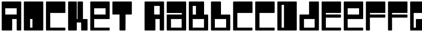 Rocket font