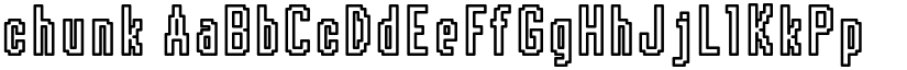 chunk font