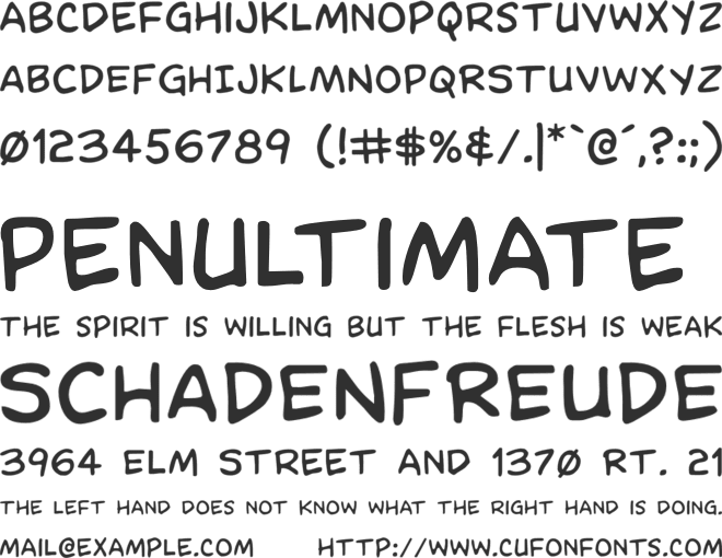 Domino Mask font preview