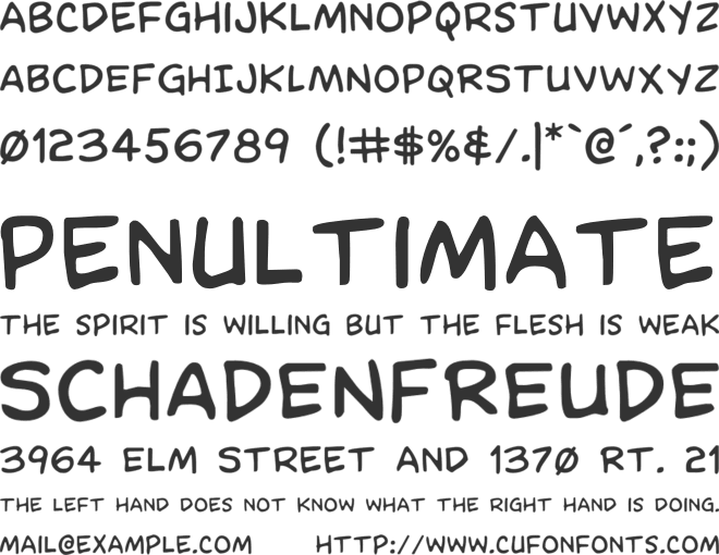 Domino Mask font preview