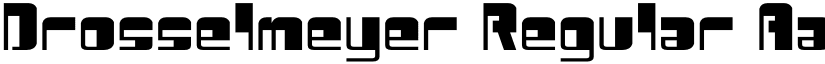 Drosselmeyer Regular font