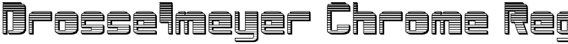 Drosselmeyer Chrome Regular font