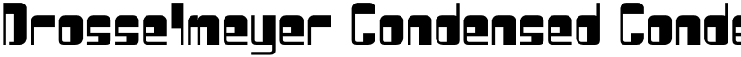Drosselmeyer Condensed Condensed font