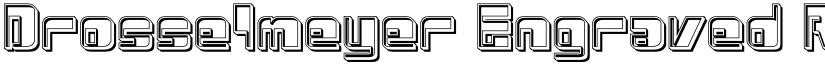 Drosselmeyer Engraved Regular font