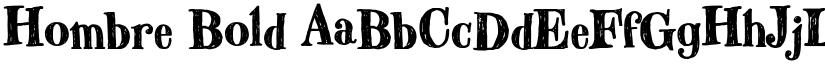 Hombre Bold font