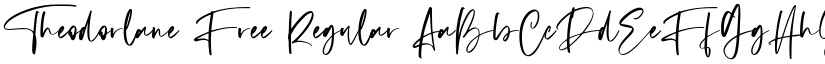 Theodorlane Free Regular font