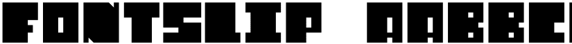 FontSlip font